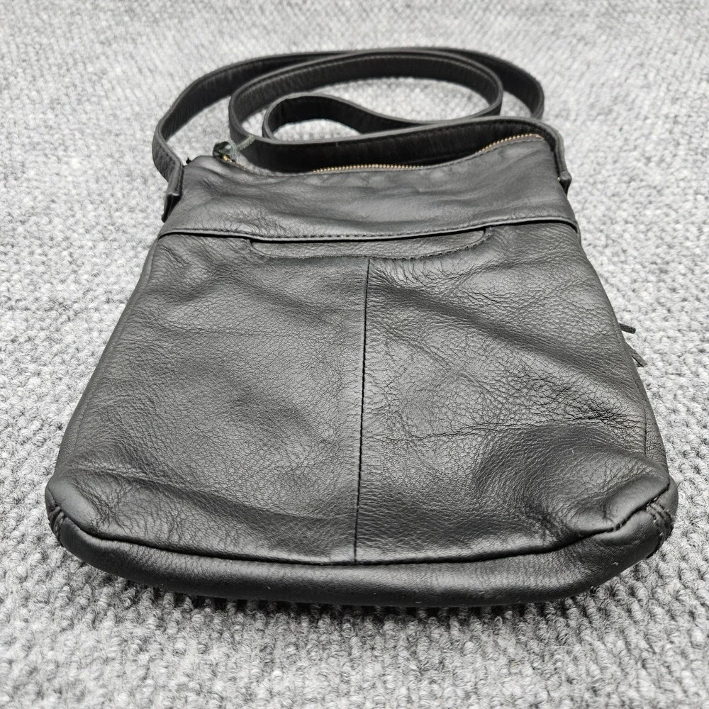 Hobo‎ International Sarah Black Leather Crossbody Bag Tassel Boho Shoulder Purse